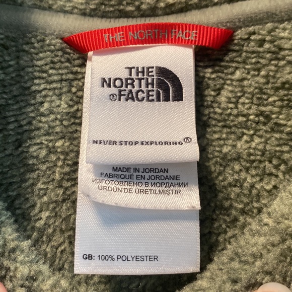 The North Face Green Fleece Lined Pullover - Picture 8 of 11
